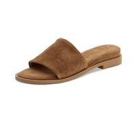 Tamaris Damen Pantoletten, Frauen Clogs, Pantoletten,TOUCHit-Fußbett,Papaw,Pass-Form,Pepper,Pflege-leicht,qualitaet,robust,Trend,Brown,42 EU