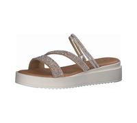 Tamaris Da.-Pantolette für Damen, gold, Größe 39 EU