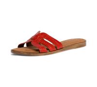Tamaris Da.-Pantolette für Damen, rot, Größe 36 EU