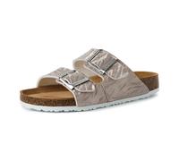 Tamaris Da.-Pantolette für Damen, silber, Größe 36 EU