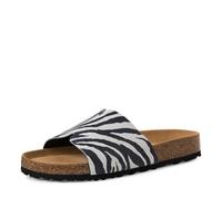 Tamaris Pantolette Damen, flach, schwarz, Größe 38