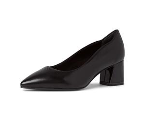 Tamaris Da.-Pumps 1-1-22419-25/003 BLACK LEATHER HW 20/21 für Damen, schwarz, Größe 38 EU