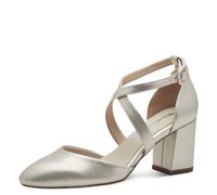 Tamaris Riemchenpumps für Damen, beige, Gr. 41 EU