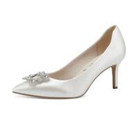 Tamaris Da.-Pumps für Damen, weiß, Größe 37 EU