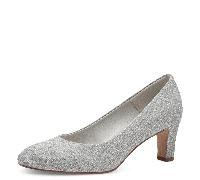 Tamaris Damen Pumps Vegan metallic 37