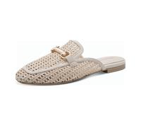 Tamaris Da.-Sabot für Damen, beige, Größe 37 EU