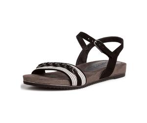 Tamaris Da.-Sandalette 1-1-28130-24/098 BLACK COMB FS 2020 für Damen, schwarz, Größe 37 EU