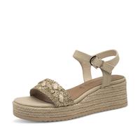 Tamaris Sandalette Damen Keilabsatz beige,EU 40