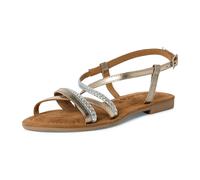 Tamaris Da.-Sandalette für Damen, beige, Größe 36 EU
