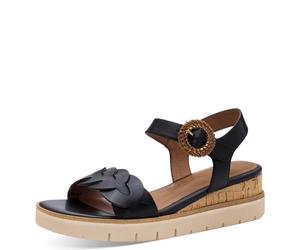 Tamaris Da.-Sandalette für Damen, blau, Größe 36 EU