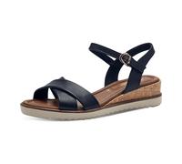 Tamaris Da.-Sandalette für Damen, blau, Größe 40 EU