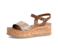Sandalette TAMARIS Gr. 37, braun (braun kombiniert) Damen Schuhe Bestseller (58245869-37) braun kombiniert