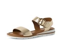 Tamaris Sandalette Damen Flach metallic,EU 38