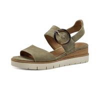 Tamaris Da.-Sandalette für Damen, grün, Größe 39 EU
