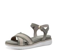 Tamaris Da.-Sandalette für Damen, grün, Größe 40 EU