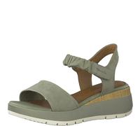 Tamaris Da.-Sandalette für Damen, grün, Größe 40 EU