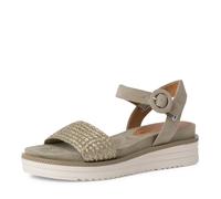 Tamaris Da.-Sandalette für Damen, grün, Größe 41 EU