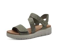 Sandale TAMARIS Gr. 37, grün (mintgrün) Damen Schuhe Plateau Sandaletten Sommerschuh, Sandalette, Plateauabsatz, mit Klettverschluss (15680241-37)