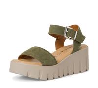 Tamaris Da.-Sandalette für Damen, oliv, Größe 40 EU