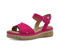 Tamaris Damen Plateau Sandalen Leder Sommer; FUXIA/pink; 38 EU