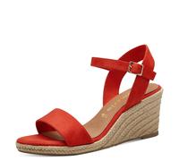 Tamaris Da.-Sandalette für Damen, rot, Größe 38 EU