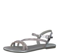 Tamaris Da.-Sandalette für Damen, silber, Größe 36 EU