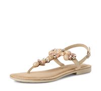 Tamaris Damen Zehentrenner Sandalette, beige, 37 EU
