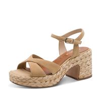 Tamaris - Da.-Sandalette tan suede - Gr. - 39