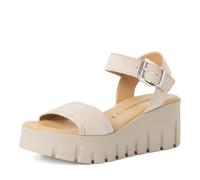 Tamaris - Da.-Sandalette taupe suede - Gr. - 37