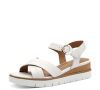 Tamaris - Da.-Sandalette white leather - Gr. - 39