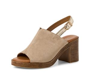 Tamaris Da.-SandaletteModel 2830444 für Damen, beige, Größe 39 EU