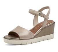 Tamaris Sandalette Damen Keilabsatz beige,EU 41