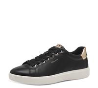 Tamaris Damen Sneaker Vegan; BLACK/Gold, EU 38