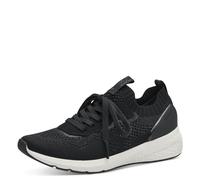 Tamaris - Da.-Schnürer black metallic - Gr. - 39