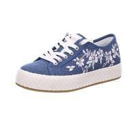 Tamaris Da.-Schnürer für Damen, blau, Größe 37 EU