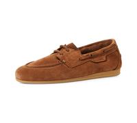 Tamaris Damen Moccassin flach Leder, braun, 36 EU