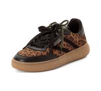 Plateausneaker TAMARIS, Damen, Gr. 38, leo kombiniert, Lederimitat, Veloursleder, animal-print, Schuhe Plateausneaker (77635004-38) leo kombiniert