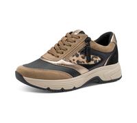 Sneaker TAMARIS "Tamaris Sneaker Lederimitat/Textil", Damen, Gr. 40, pepper, Lederimitat, Textil, casual, Schuhe (66392557-40) pepper