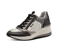 Tamaris Da.-Schnürer für Damen, grau, Größe 36 EU