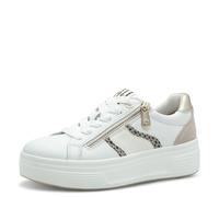 Tamaris Da.-Schnürer für Damen, weiß, Größe 37 EU