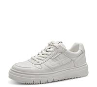 Tamaris 1-1-23746-43-1A6 Damen Sneaker Low Leder/Synthetik weiß
