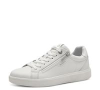 Tamaris Sneaker 1-23709-44 100 Damen Low Top Frauen Leder M2370944 Weiss, Schuhgröße:39 EU