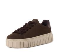 Tamaris Damen Plateau Sneaker für Damen, braun, Größe 40 EU