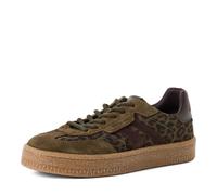 Tamaris Damen Sneaker 23723 Low flach Olive Leopard Größe 38
