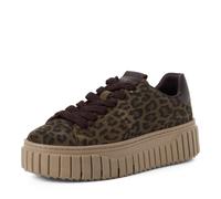 Tamaris - Da.-Schnürer olive leopard - Gr. - 39
