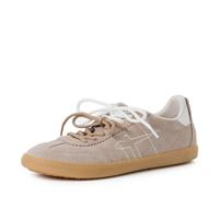 Tamaris Sneaker 1-23609-46 341 Damen grau-taupe Velours Größe 37