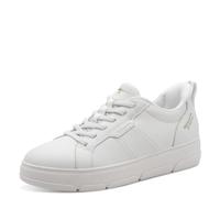 Tamaris Damenschuhe Sportliche Schnürer WHITE WHITE - Gr. - 38