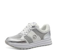 Tamaris Da.-SchnürerModel 2372742 für Damen, silber, Größe 39 EU