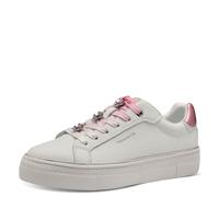 Tamaris Da.-SchnürerModel 2375144 für Damen, weiß, Größe 39 EU