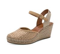 Tamaris Damen Espadrilles mit Keilabsatz, metallic, 40 EU
